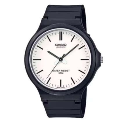 Casio General MW-240-7EV Black Resin Band Men Watch